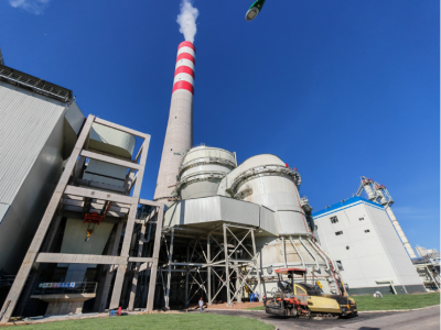 喜報！佰能藍天承建陽泉西上莊電廠脫硫項目1號機組舉行投運慶典儀式